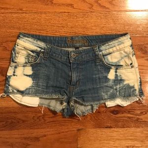 Carmar cutoff denim shorts